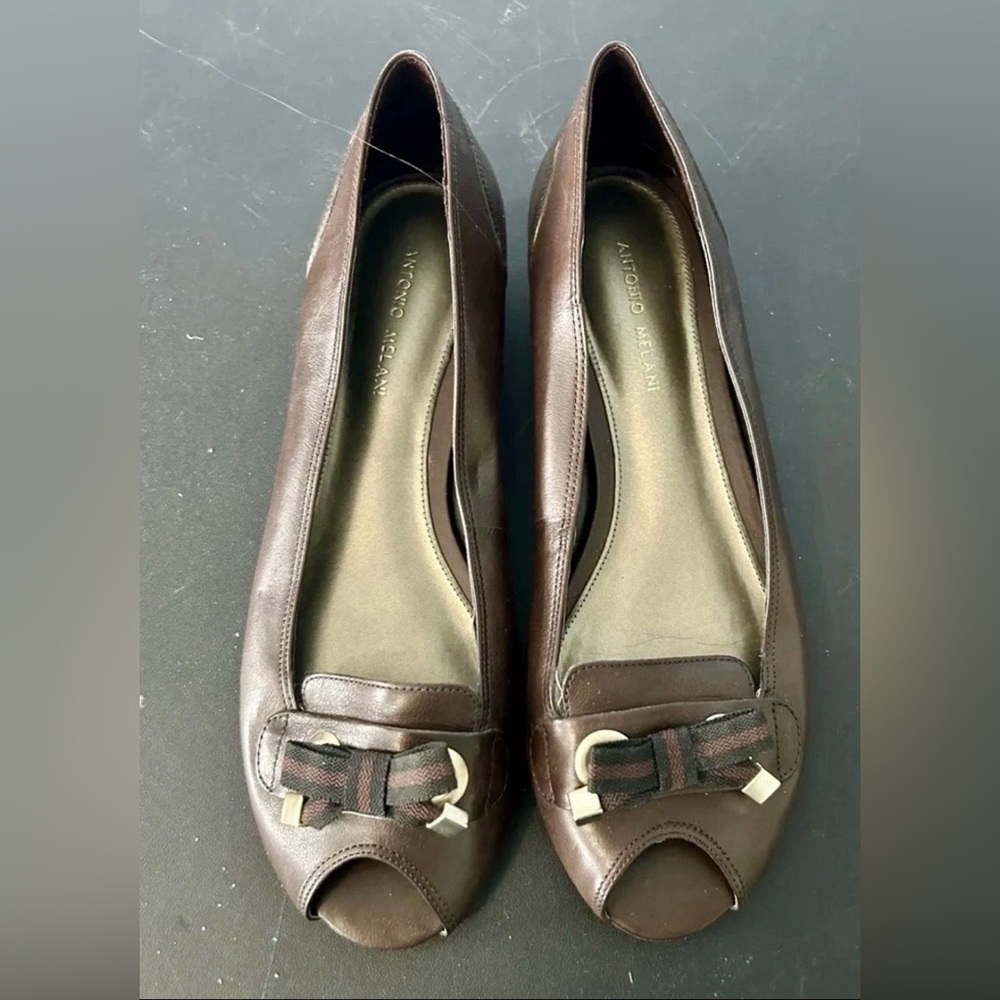 antonio melani shoes flats slip ons woman size 9
